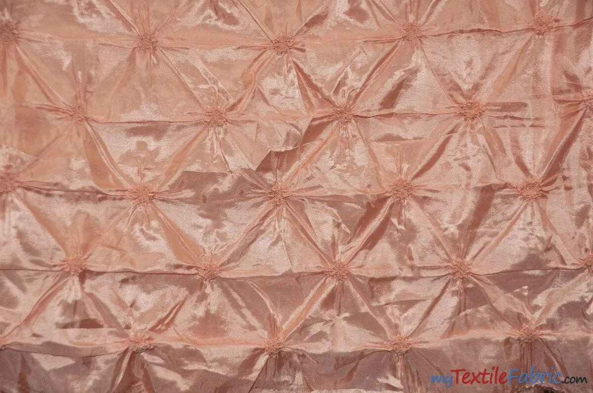 Pinwheel Taffeta Fabric | Button Taffeta Fabric | 48" Wide | Multiple Colors |