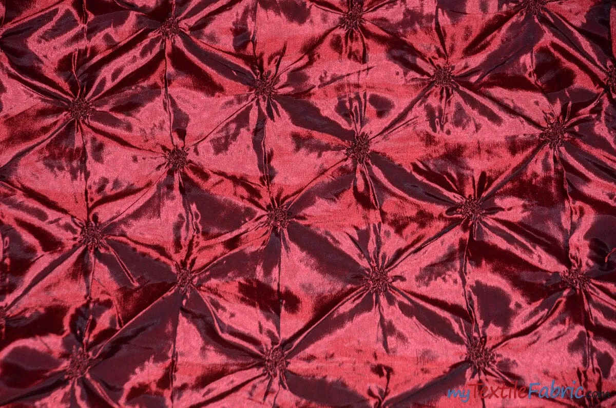 Pinwheel Taffeta Fabric | Button Taffeta Fabric | 48" Wide | Multiple Colors |