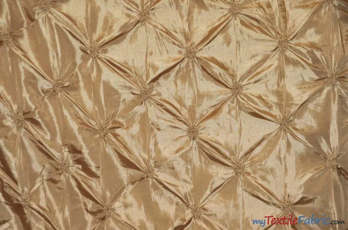Pinwheel Taffeta Fabric | Button Taffeta Fabric | 48" Wide | Multiple Colors |