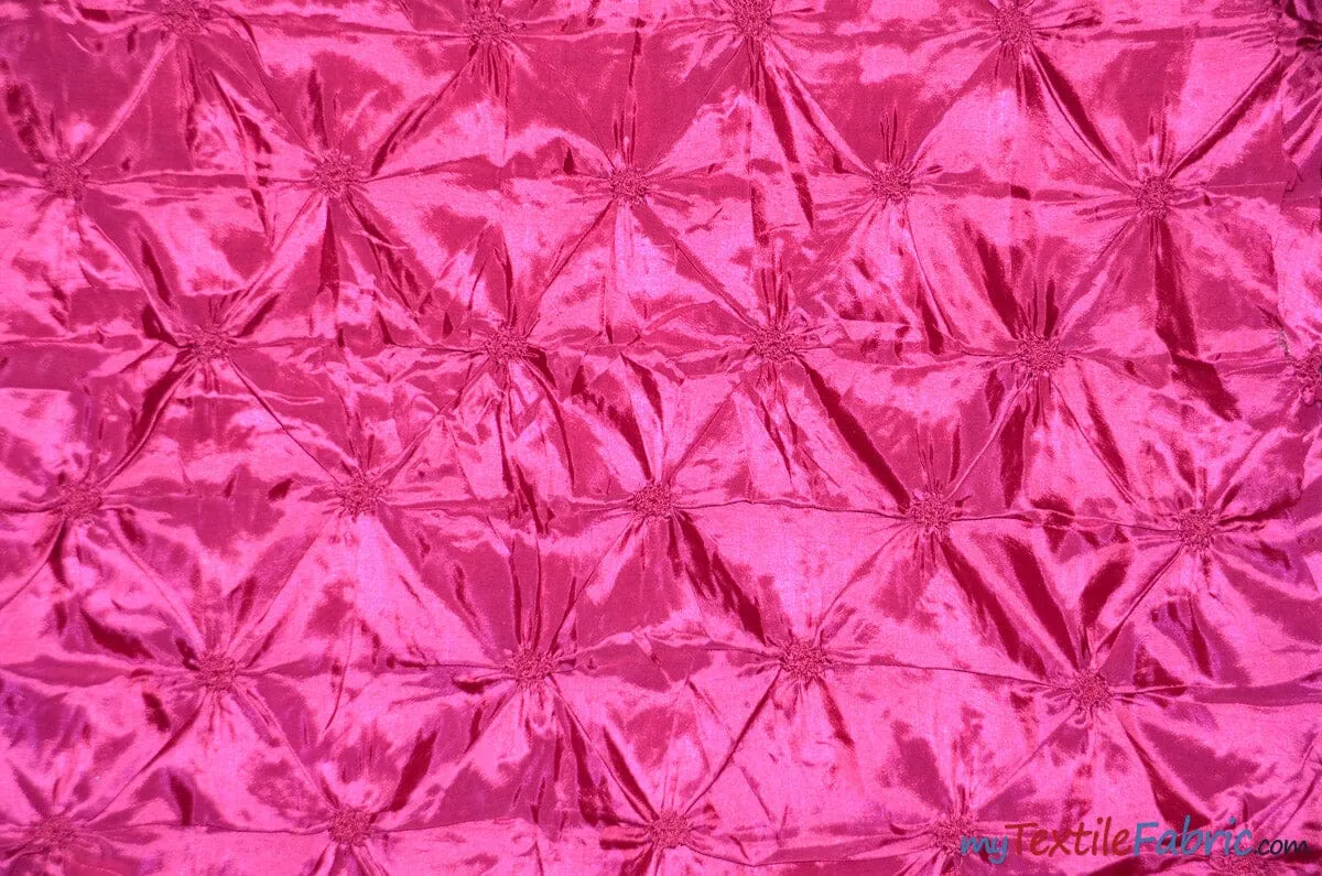 Pinwheel Taffeta Fabric | Button Taffeta Fabric | 48" Wide | Multiple Colors |