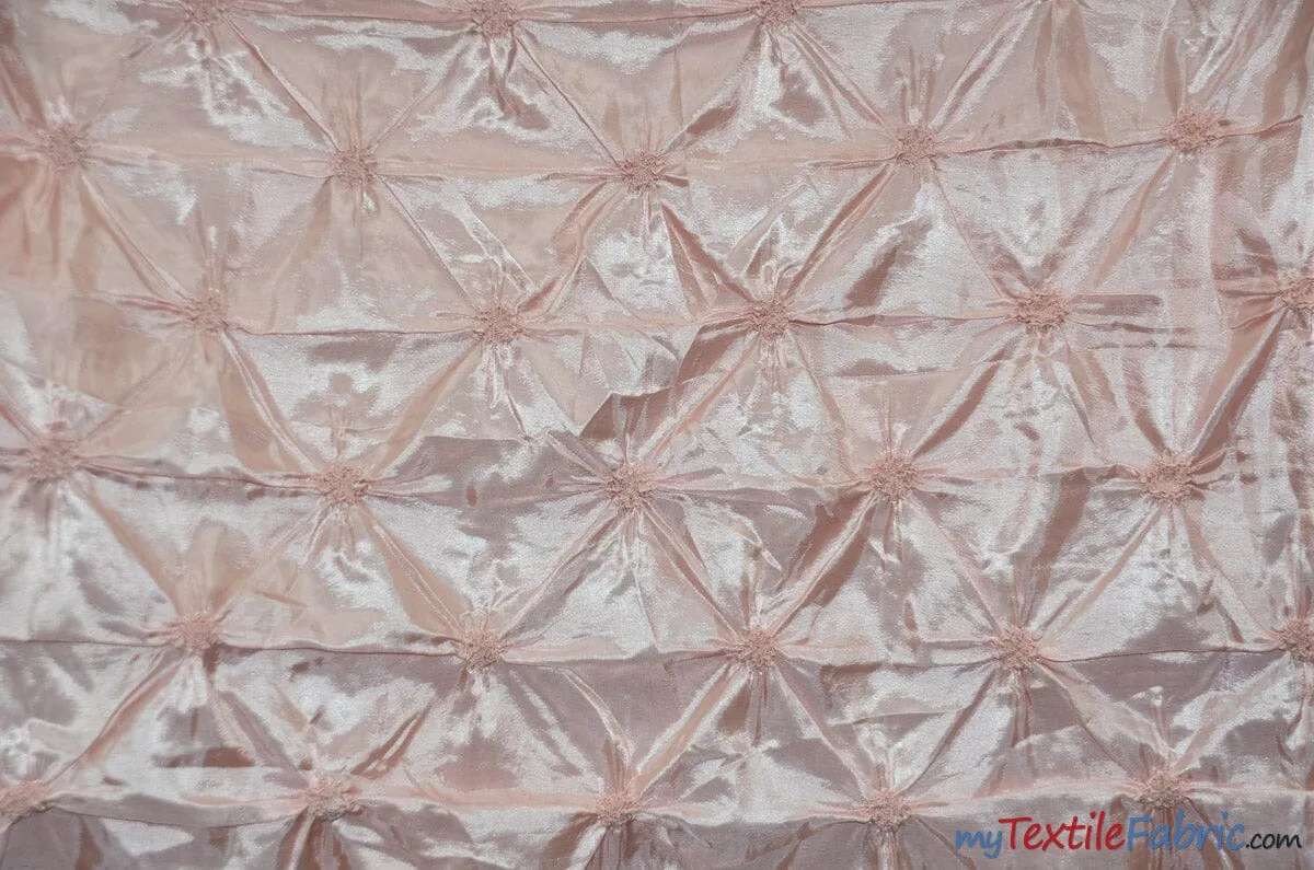 Pinwheel Taffeta Fabric | Button Taffeta Fabric | 48" Wide | Multiple Colors |
