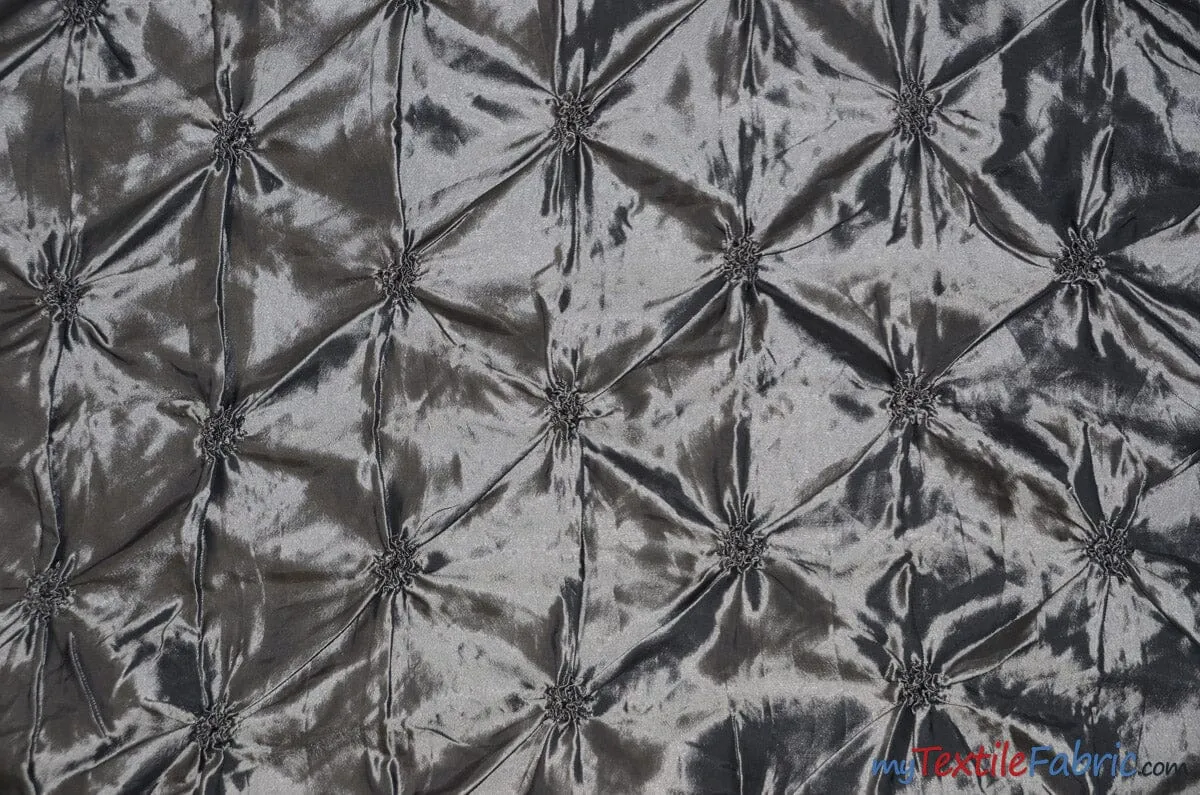 Pinwheel Taffeta Fabric | Button Taffeta Fabric | 48" Wide | Multiple Colors |
