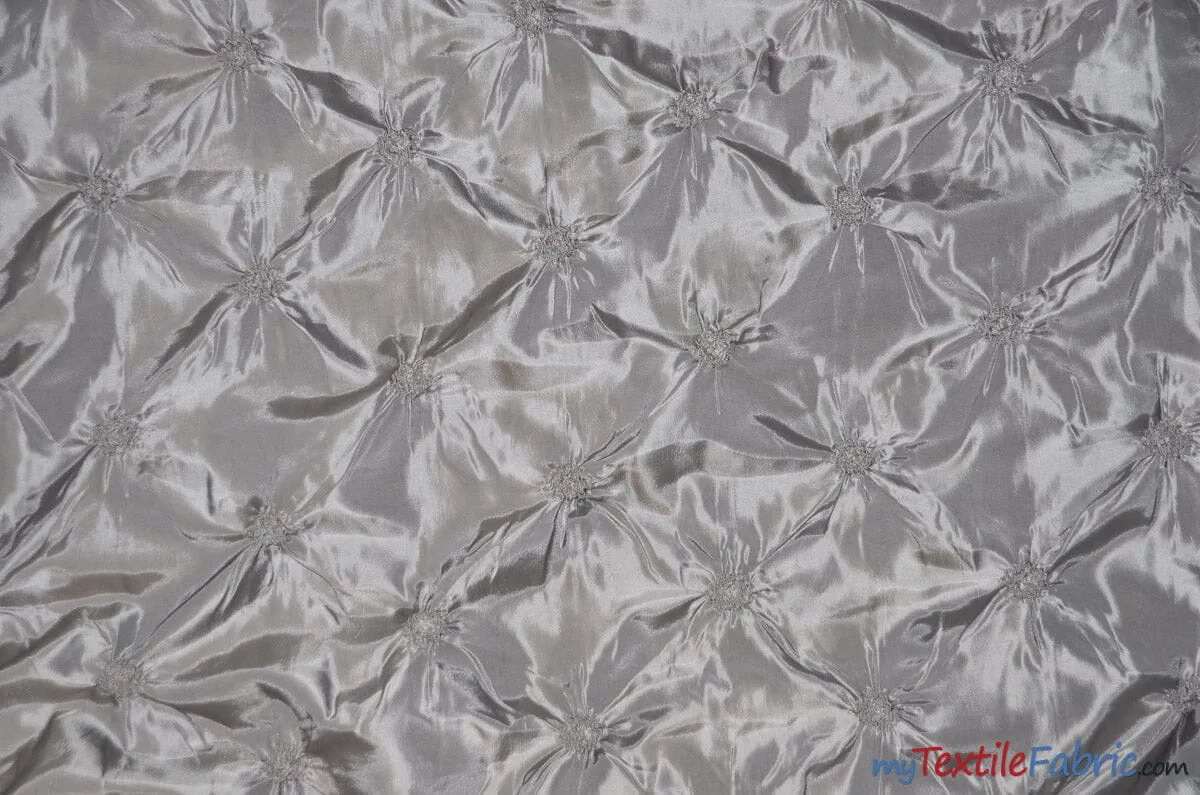 Pinwheel Taffeta Fabric | Button Taffeta Fabric | 48" Wide | Multiple Colors |