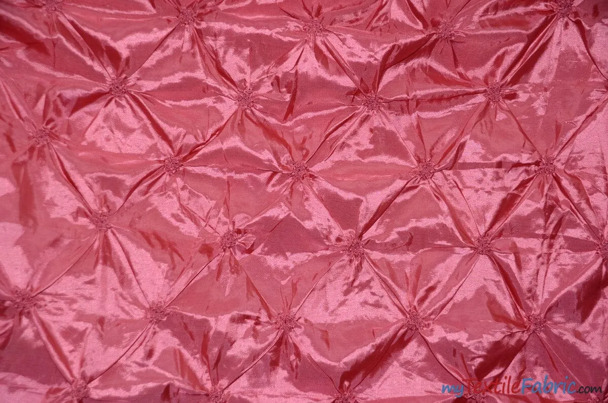 Pinwheel Taffeta Fabric | Button Taffeta Fabric | 48" Wide | Multiple Colors |