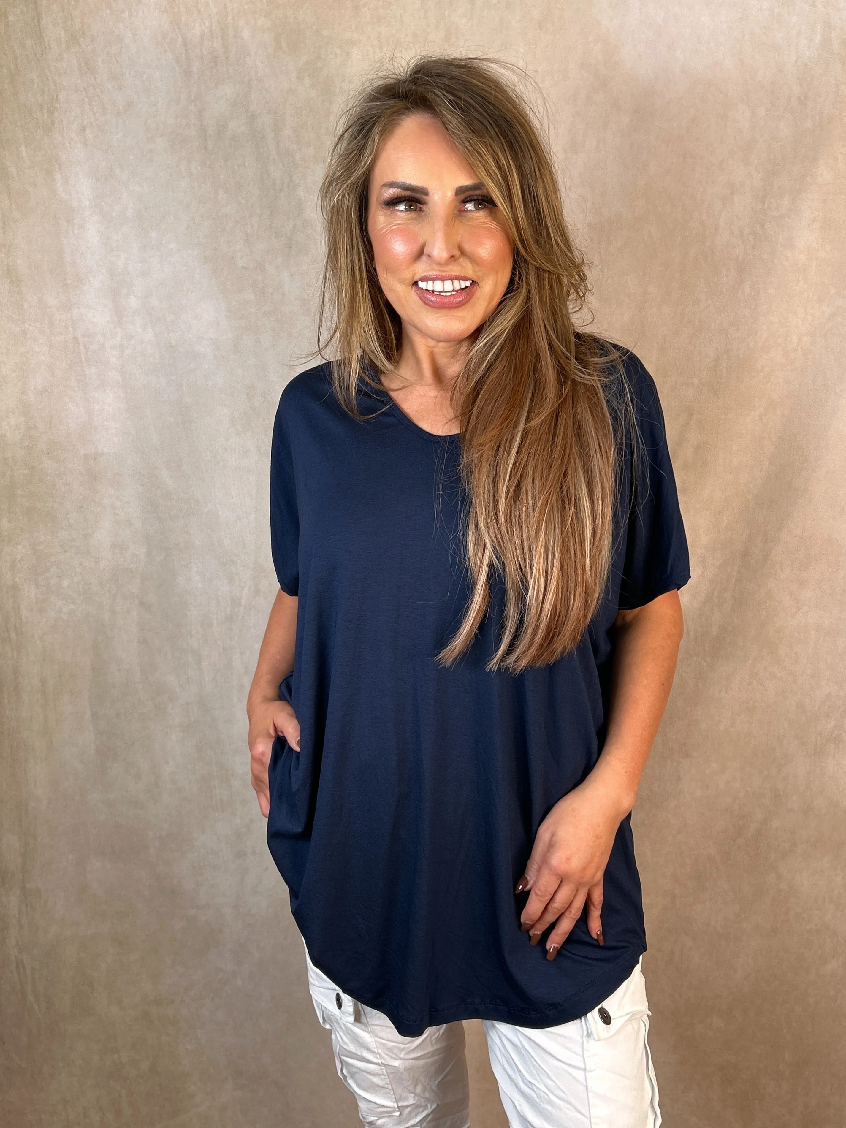 Plain V-Neck T-Shirt