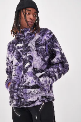 Psychedelic Collage Borg Jacket