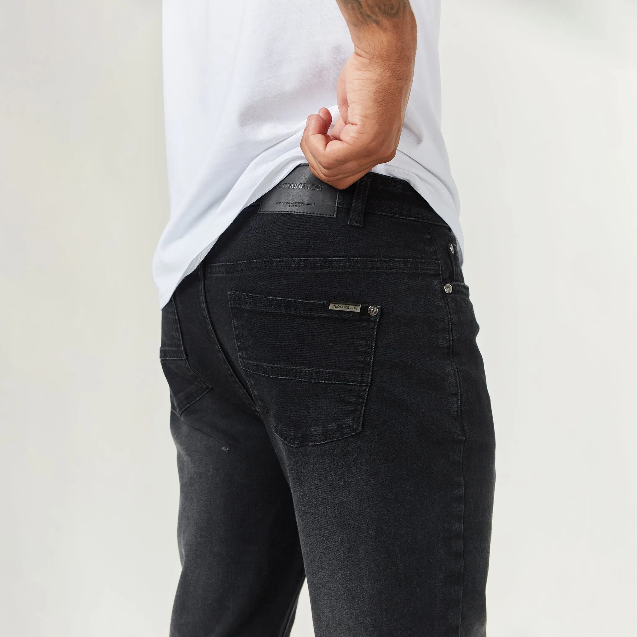 Regular Fit Denim Jean | Black Wash