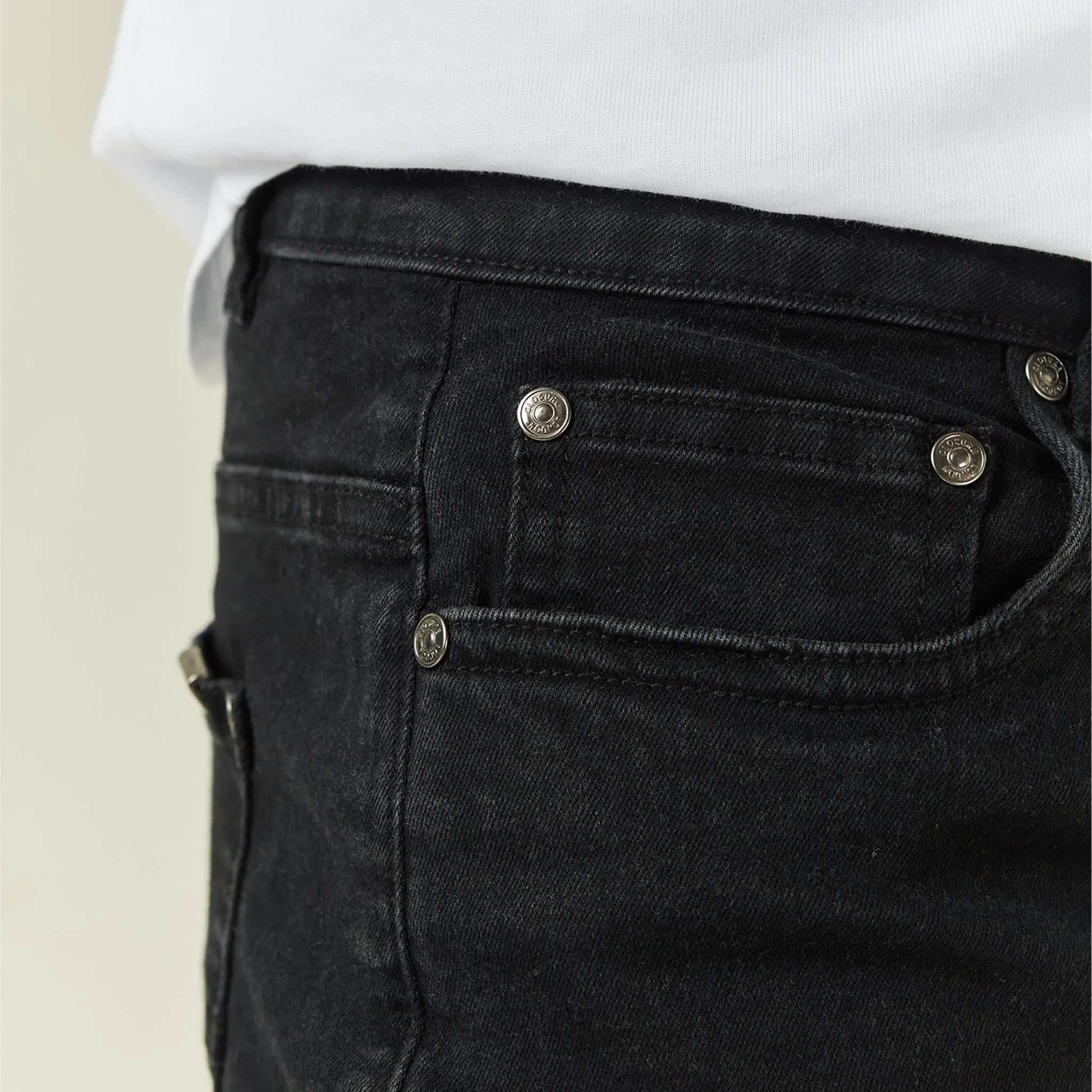 Regular Fit Denim Jean | Black Wash