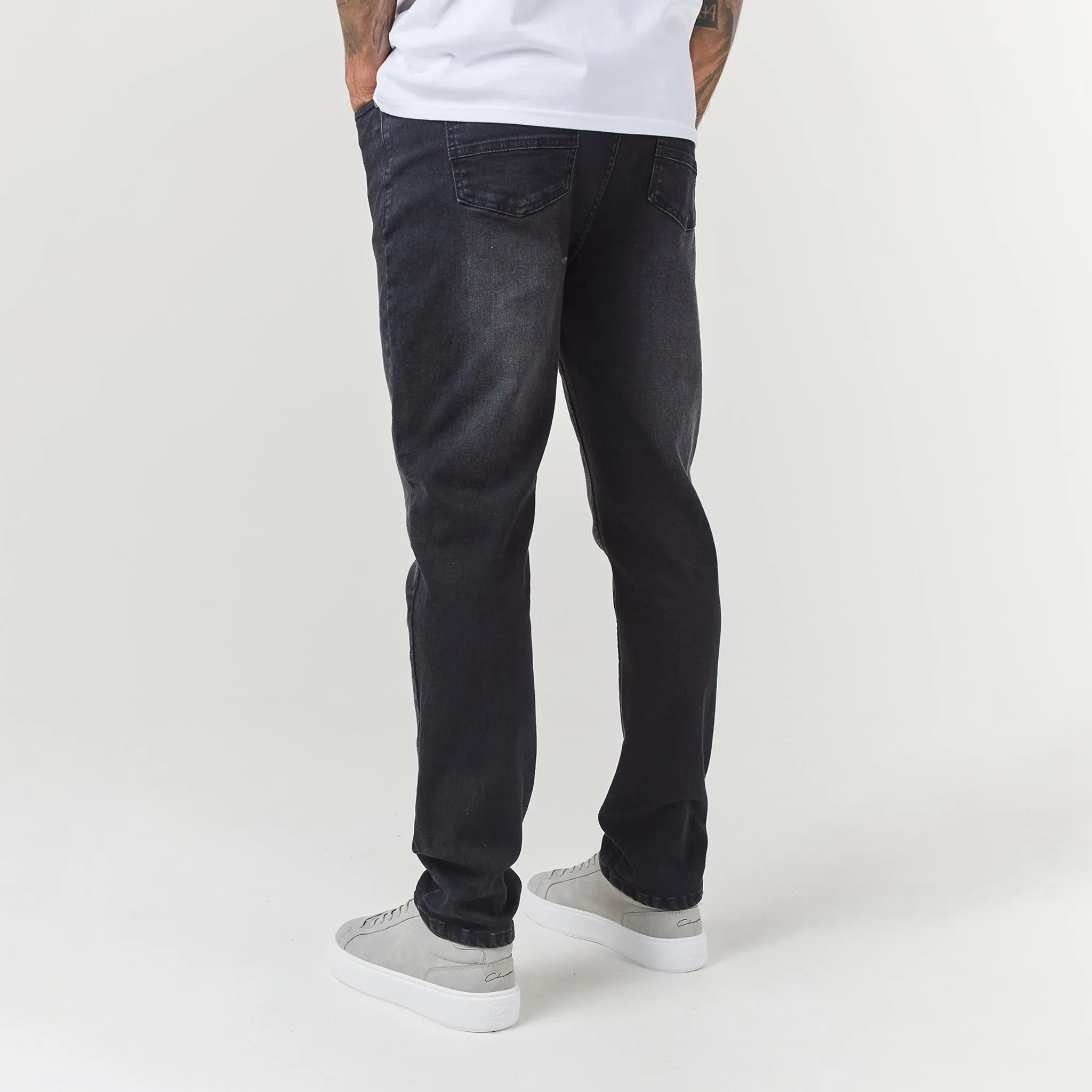 Regular Fit Denim Jean | Black Wash