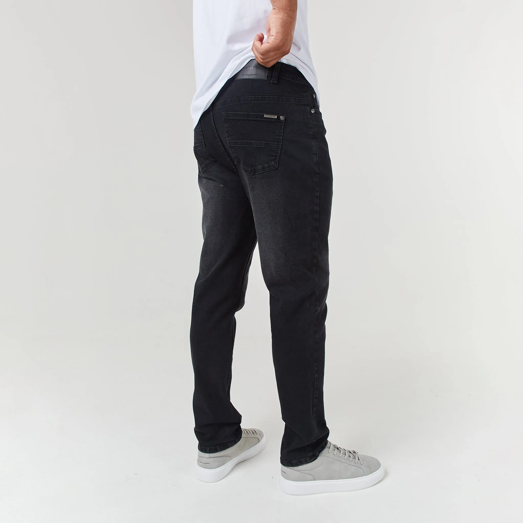 Regular Fit Denim Jean | Black Wash