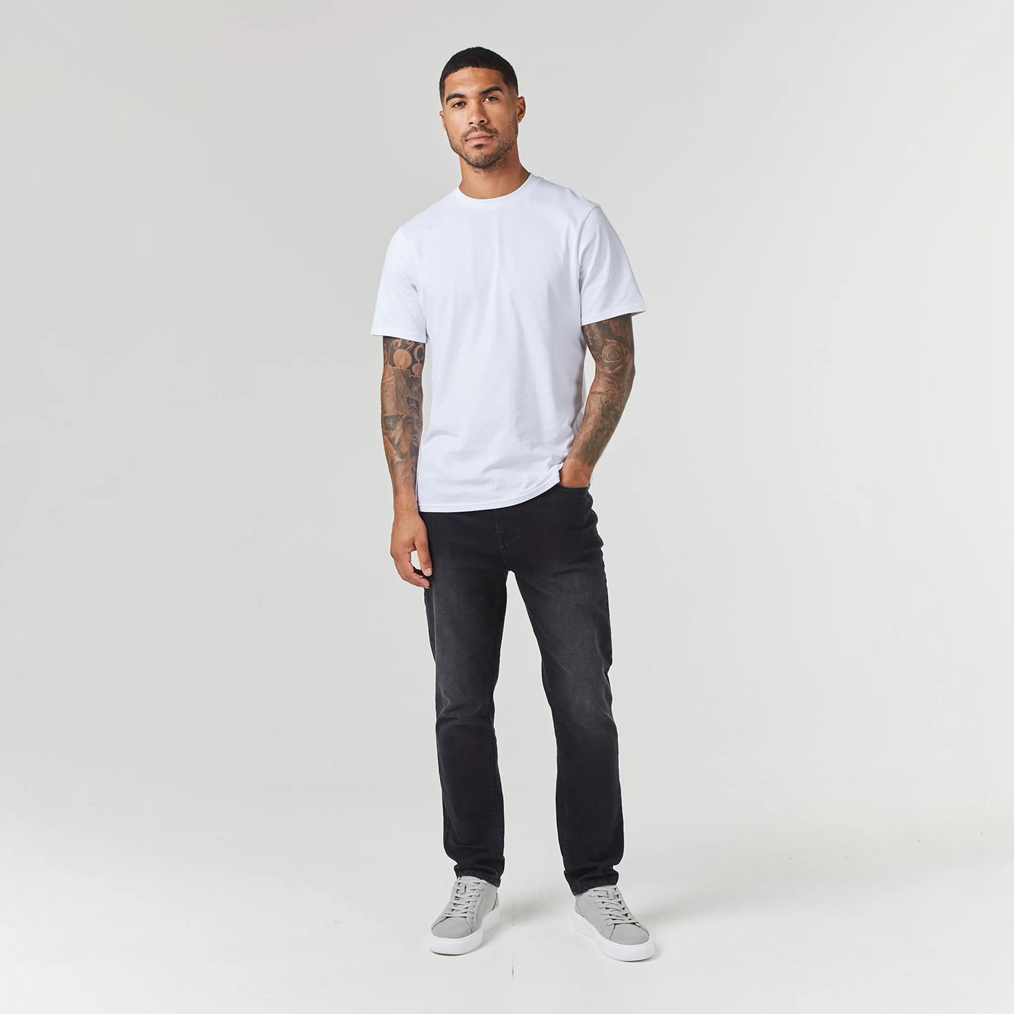 Regular Fit Denim Jean | Black Wash