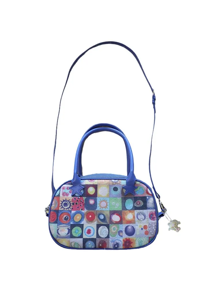 Reversible Denim Tote Crossbody Bag【s0000006581】