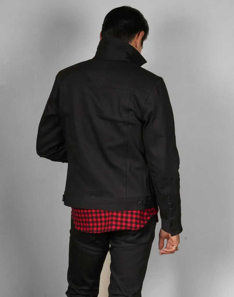 SANTOS // 2019 TYPE 11 // BRJ JAPANESE 12OZ  BLACK DENIM JACKET - Small Batch