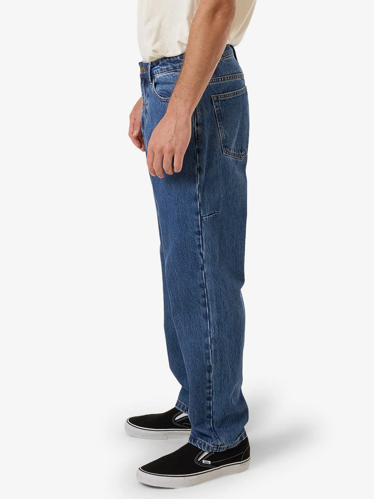 Slacker Denim Jean - Double Rinsed Blues