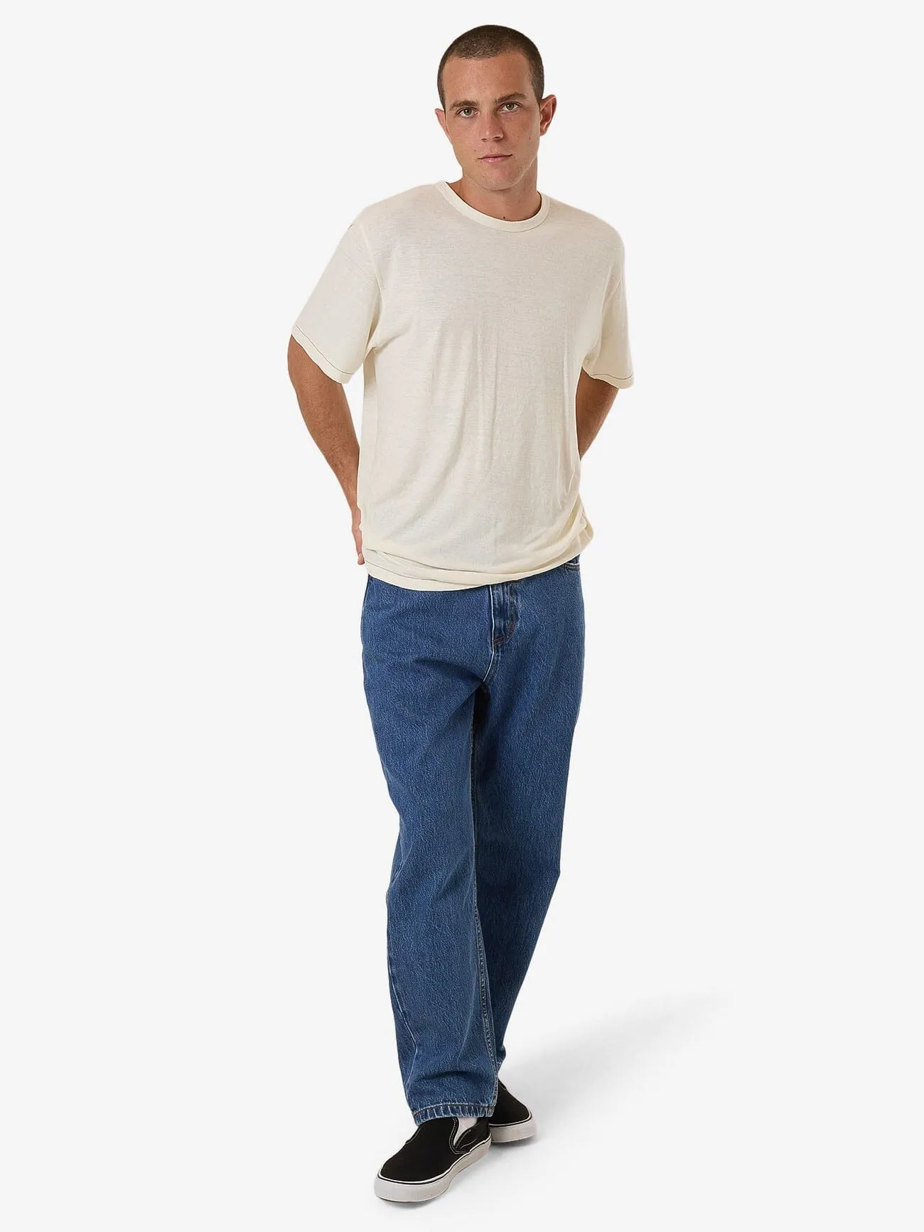 Slacker Denim Jean - Double Rinsed Blues