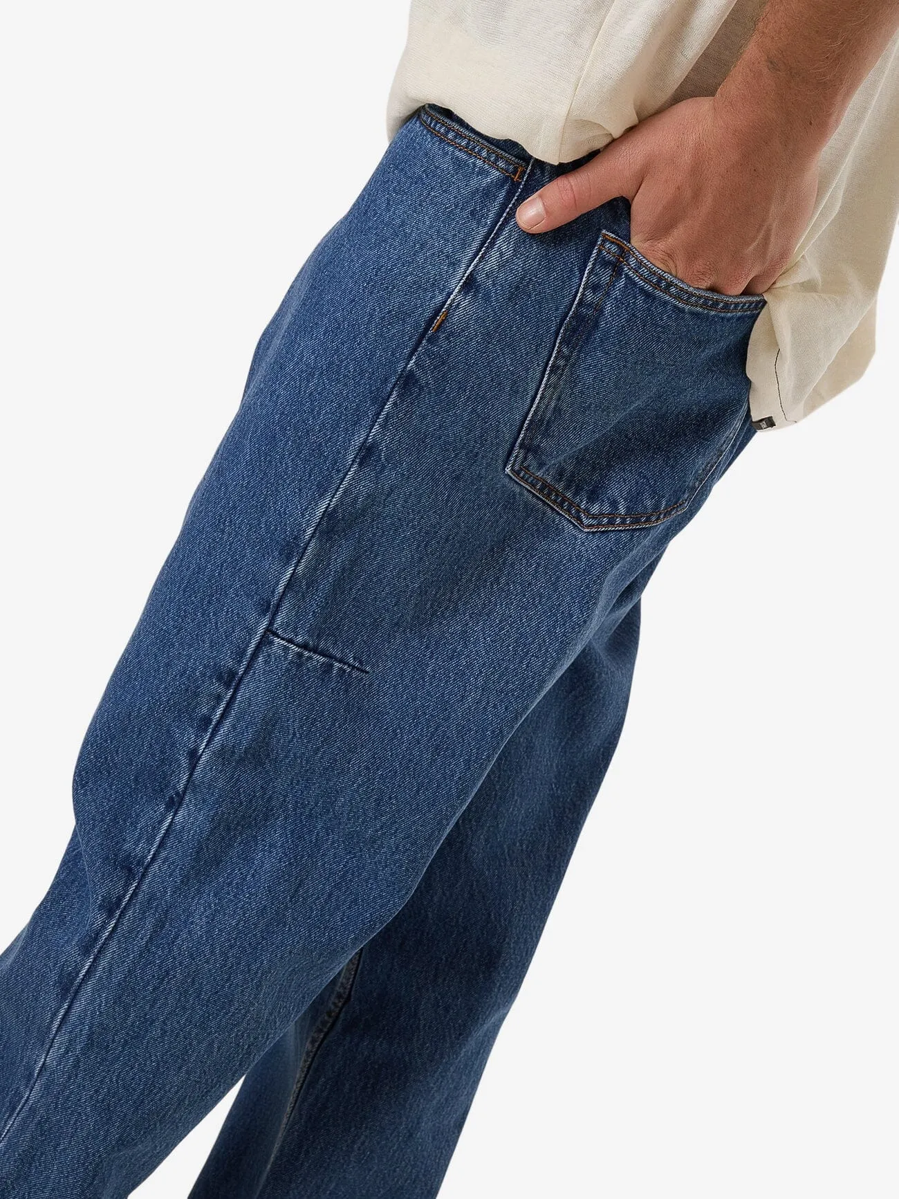 Slacker Denim Jean - Double Rinsed Blues