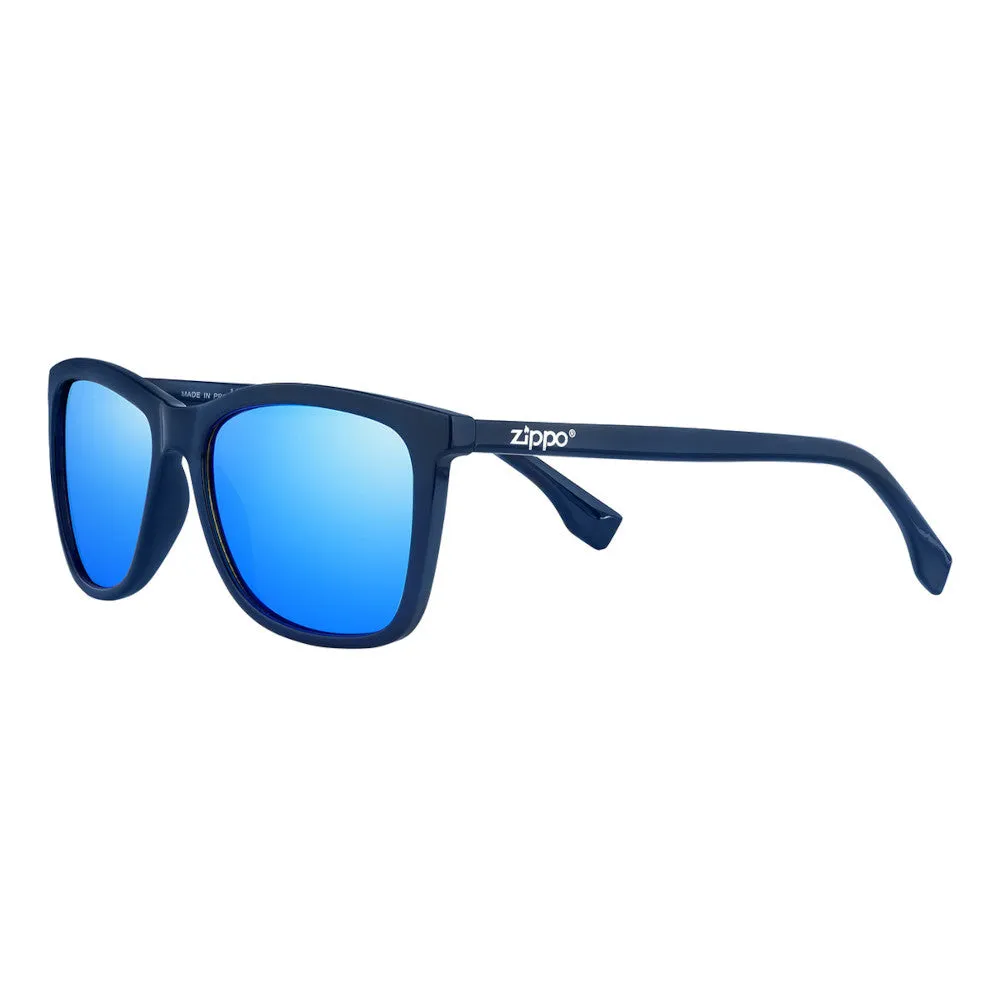 Slim Frame Curved Sunglasses