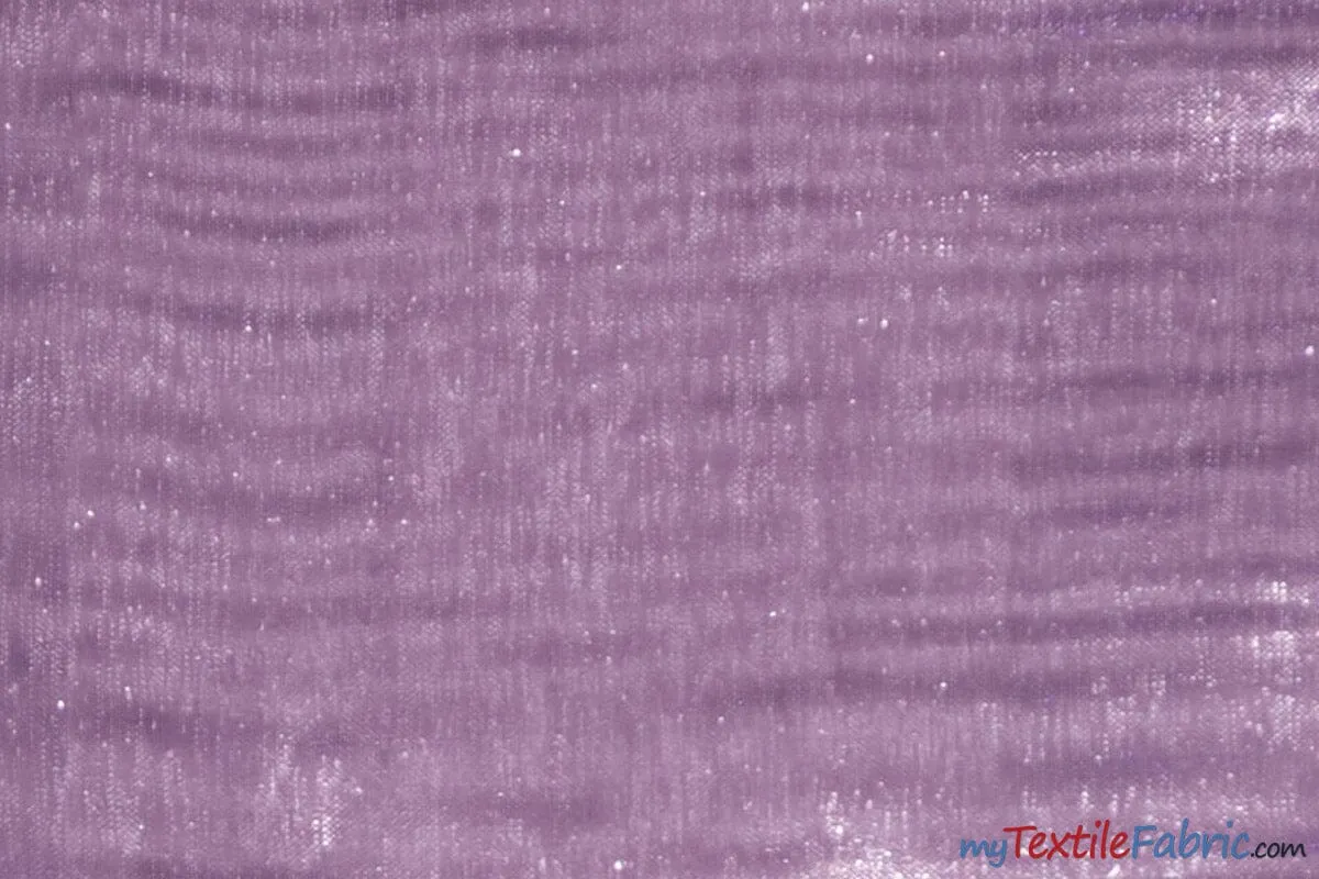 Soft and Smooth Mirror Organza Fabric - 60&#34; Wide - Sample Swatch - Multiple Colors