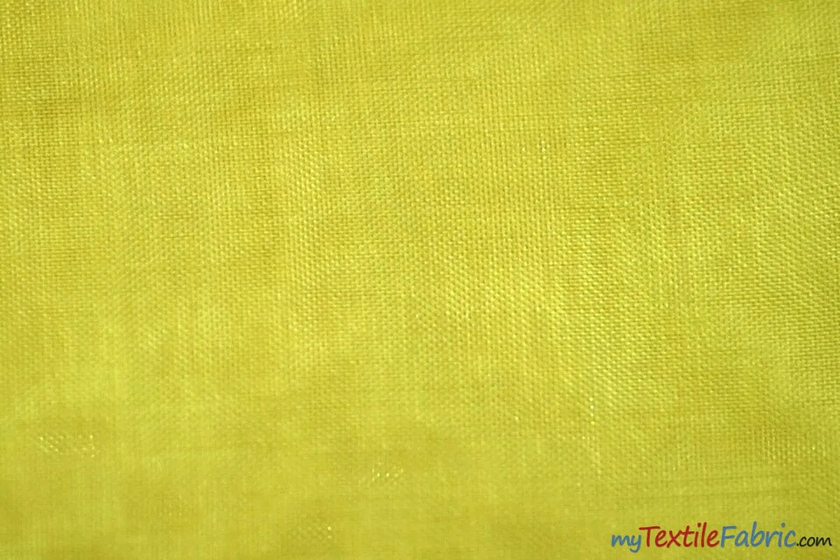 Soft and Smooth Mirror Organza Fabric - 60&#34; Wide - Sample Swatch - Multiple Colors