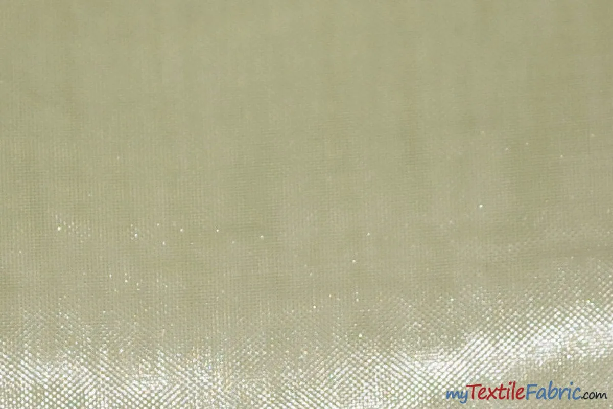 Soft and Smooth Mirror Organza Fabric - 60&#34; Wide - Sample Swatch - Multiple Colors