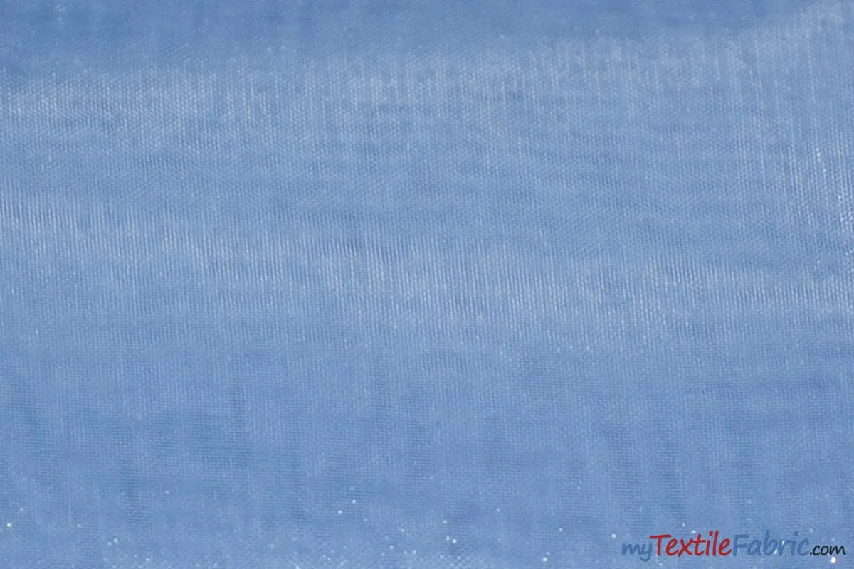 Soft and Smooth Mirror Organza Fabric - 60&#34; Wide - Sample Swatch - Multiple Colors