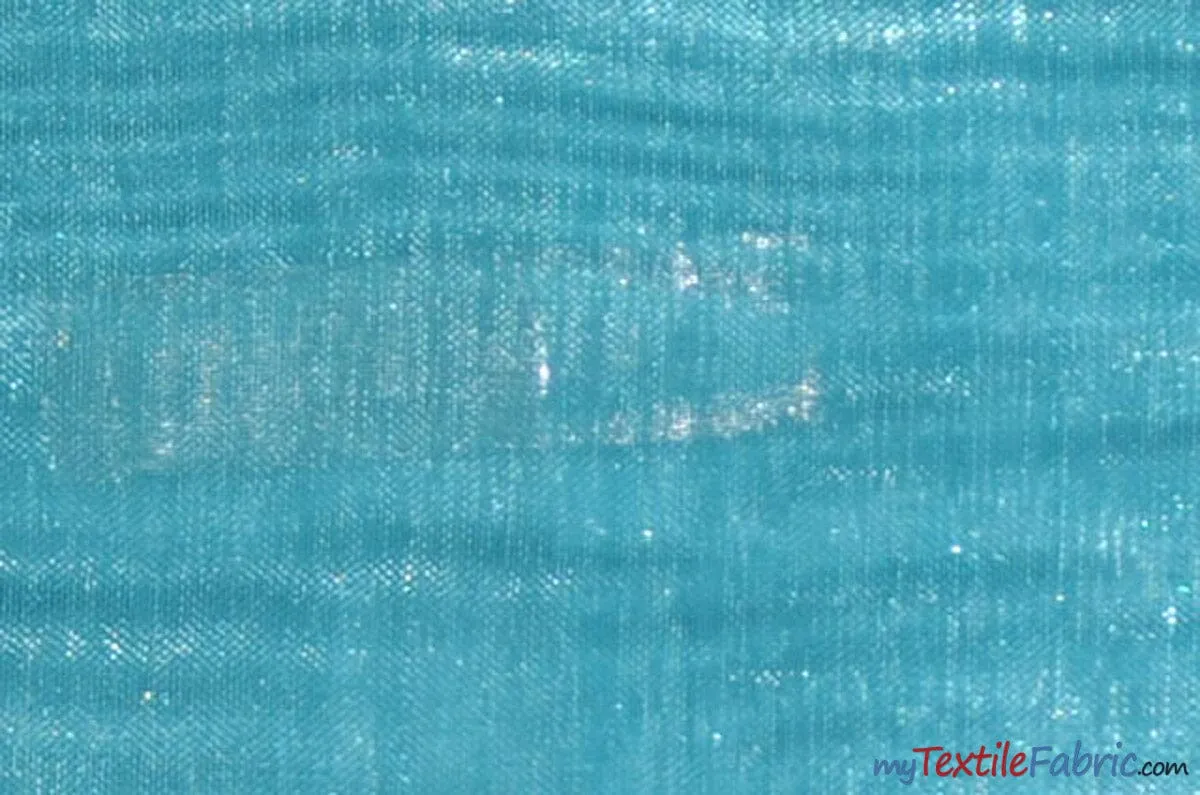 Soft and Smooth Mirror Organza Fabric - 60&#34; Wide - Sample Swatch - Multiple Colors