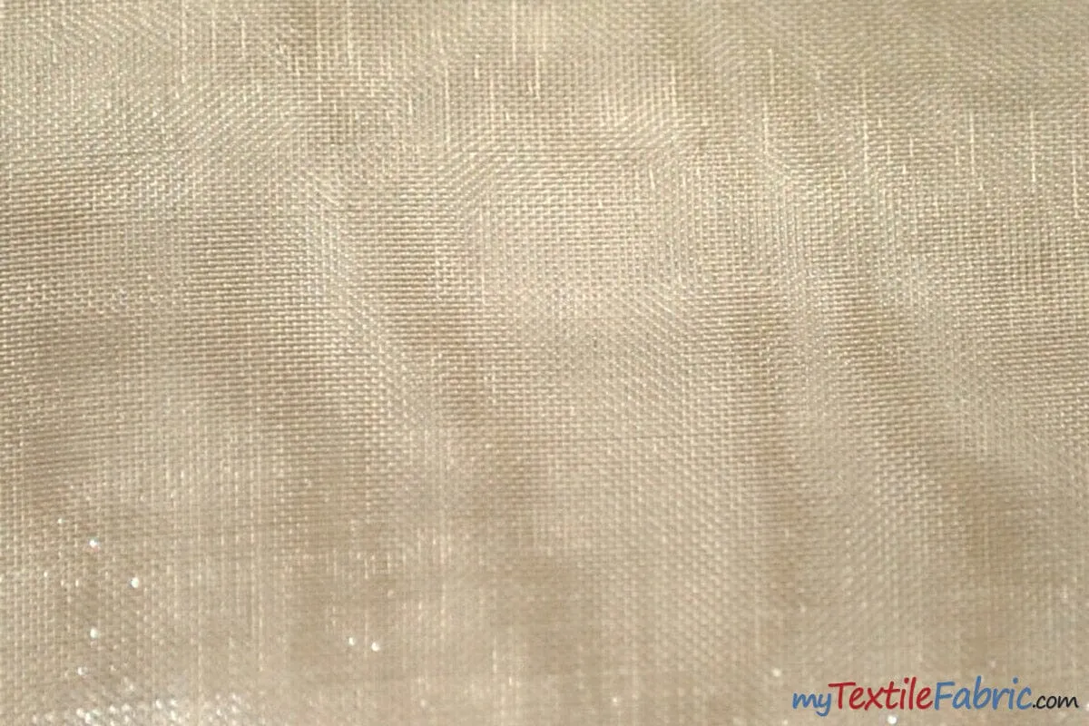 Soft and Smooth Mirror Organza Fabric - 60&#34; Wide - Sample Swatch - Multiple Colors