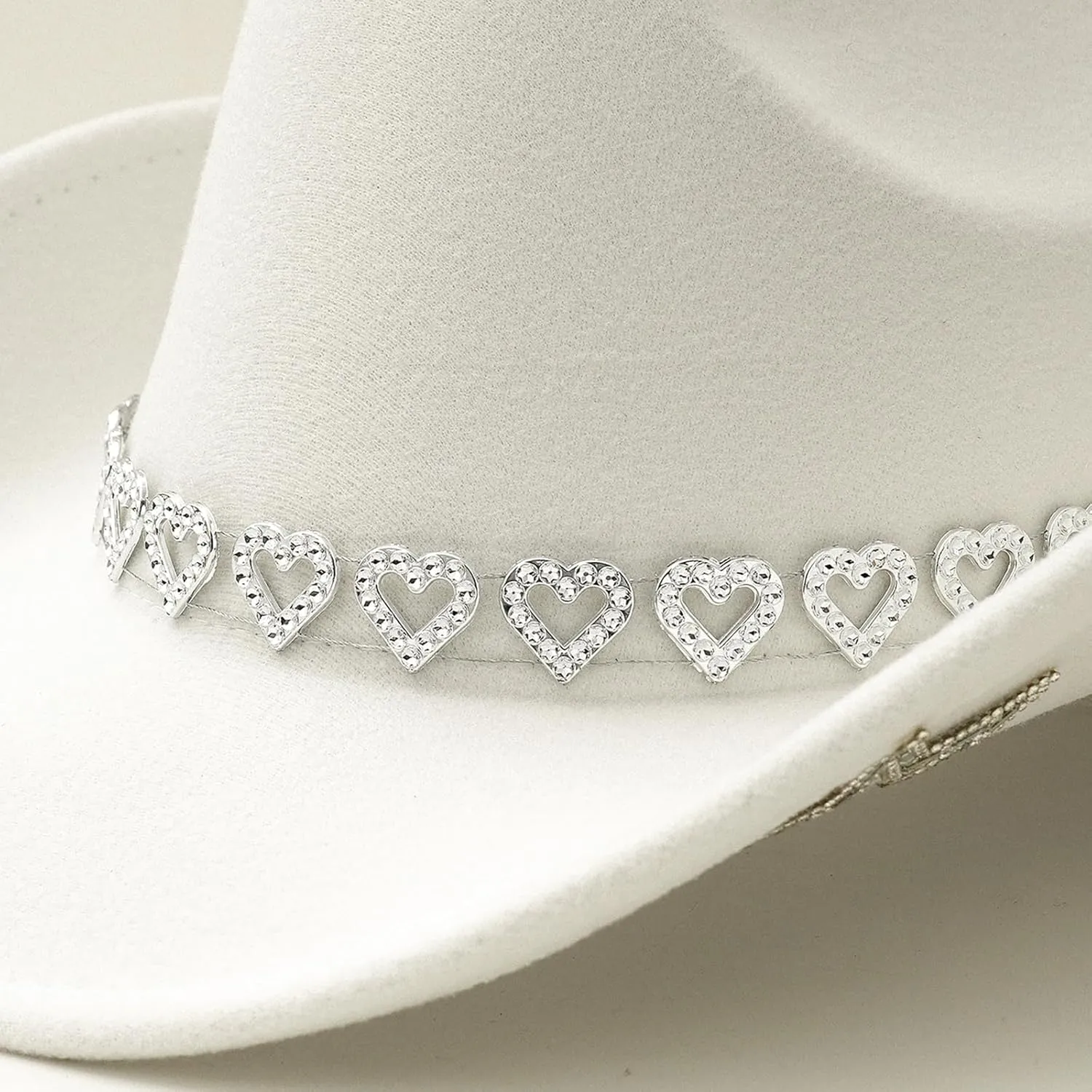 Sparkly Rhinestone Cowboy Hat for Women Western Cowgirl Hat with Star for Ladies