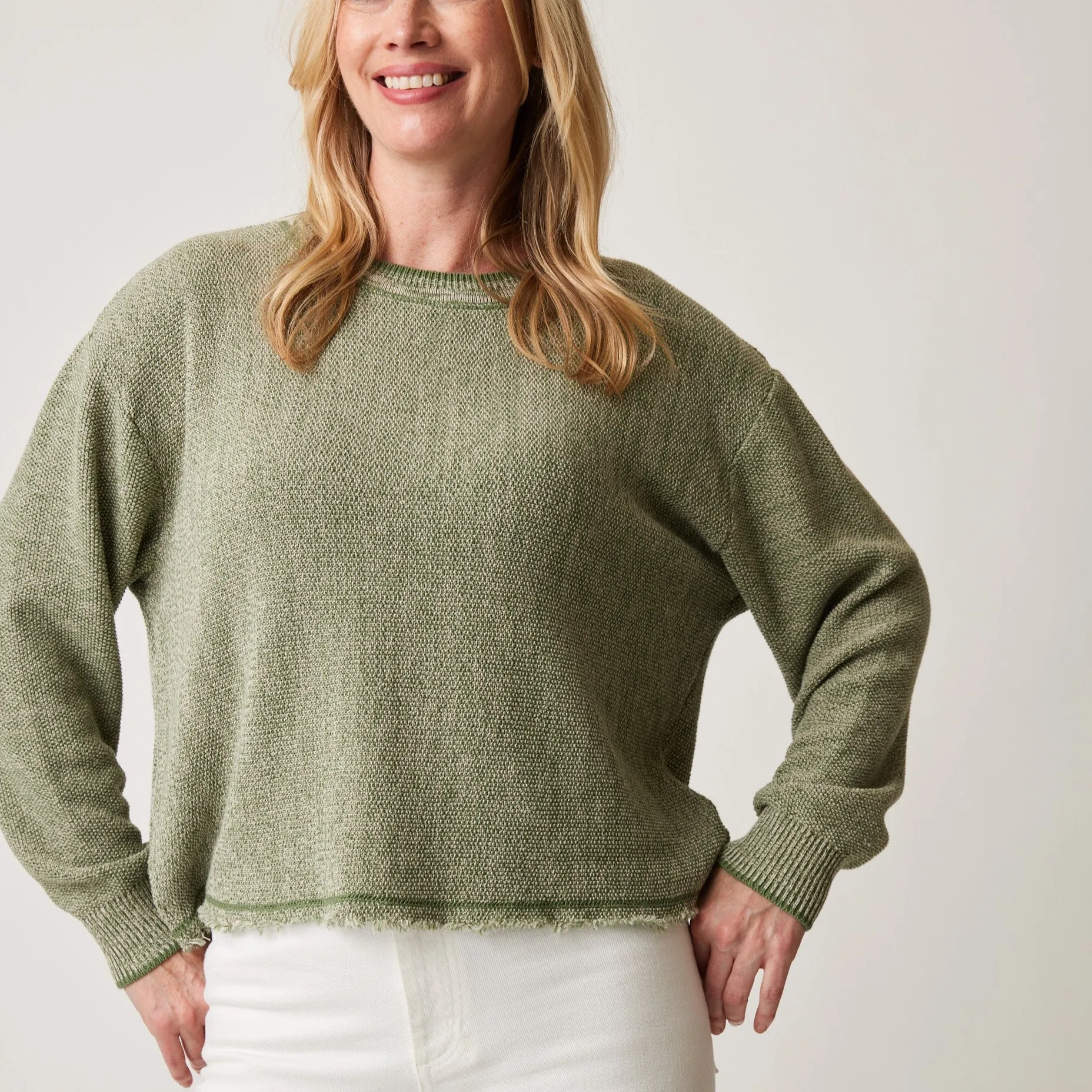 Sparrow Sweatshirt - Amazon Sage