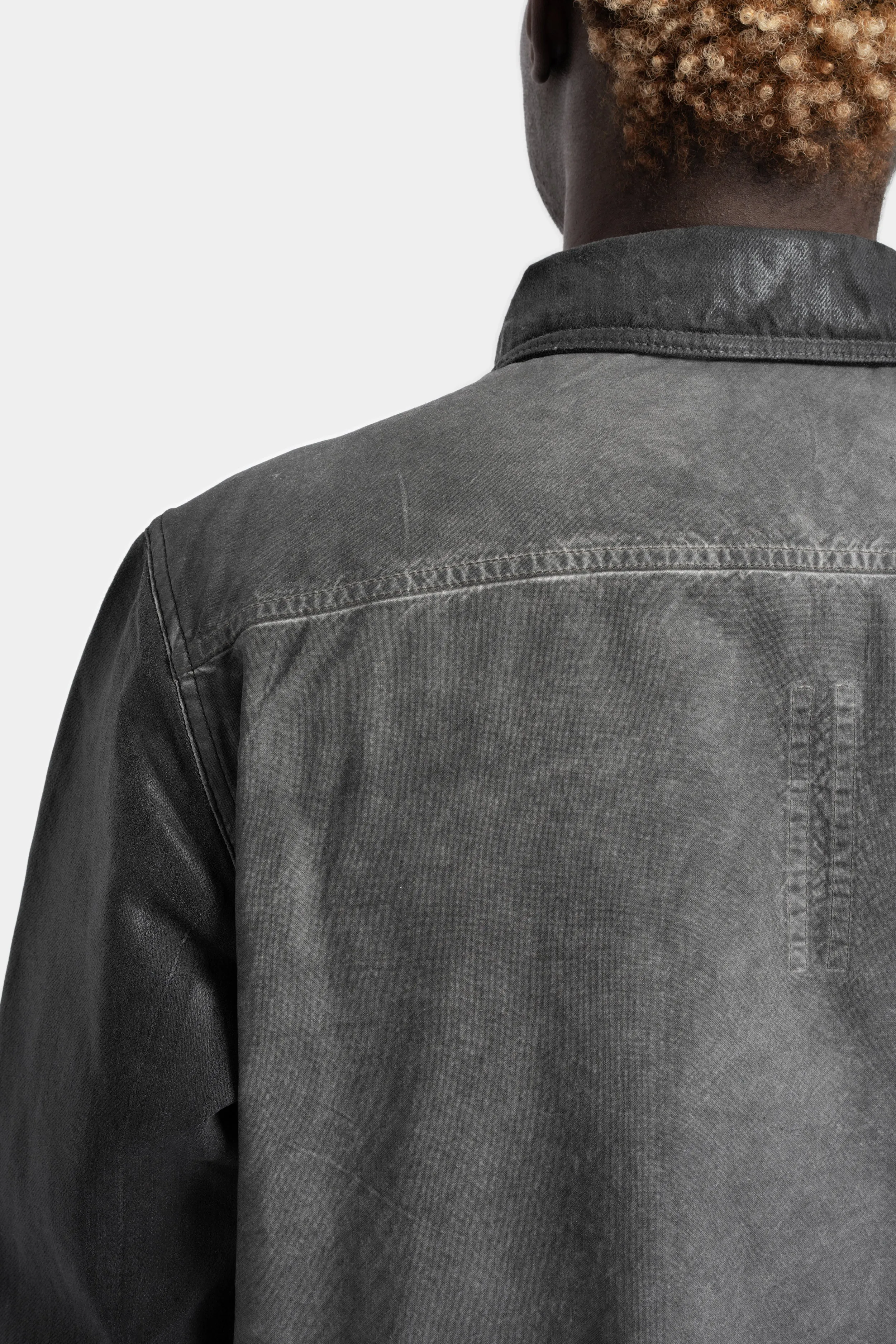 Splintered denim shirt