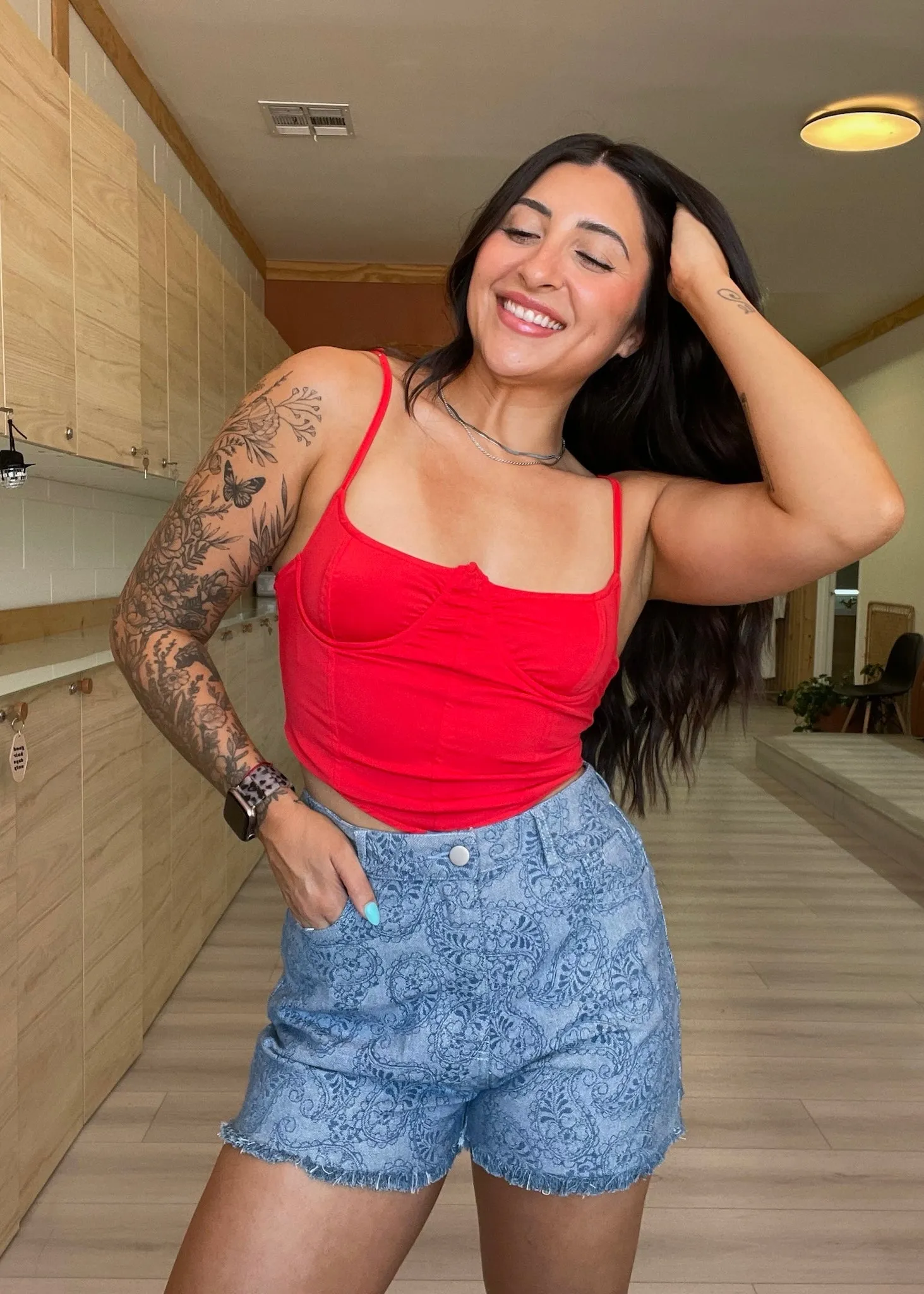 Stylish Sensation Paisley Shorts