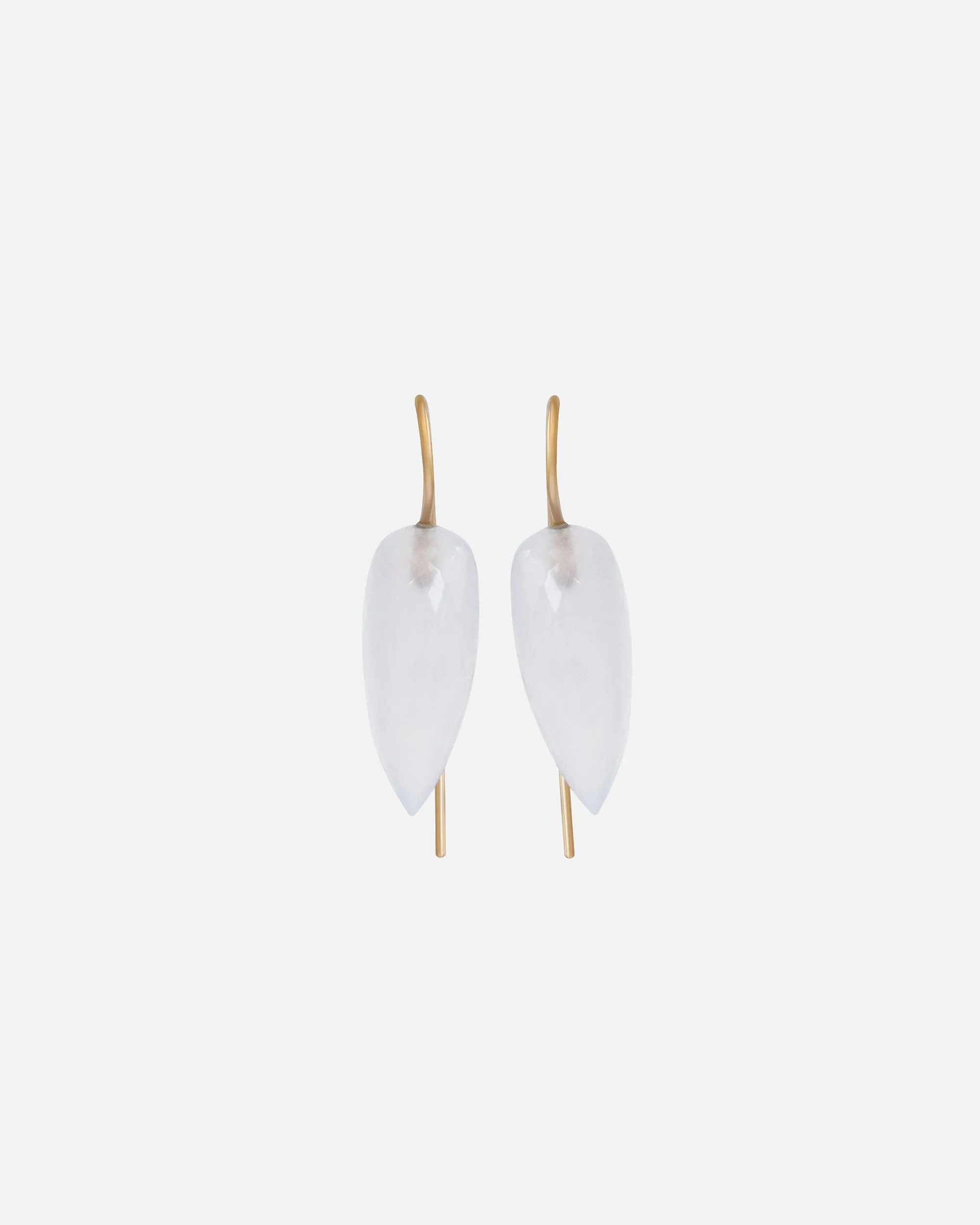 Swan Blue Chalcedony Earrings