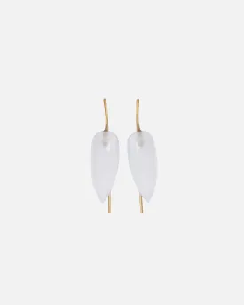 Swan Blue Chalcedony Earrings
