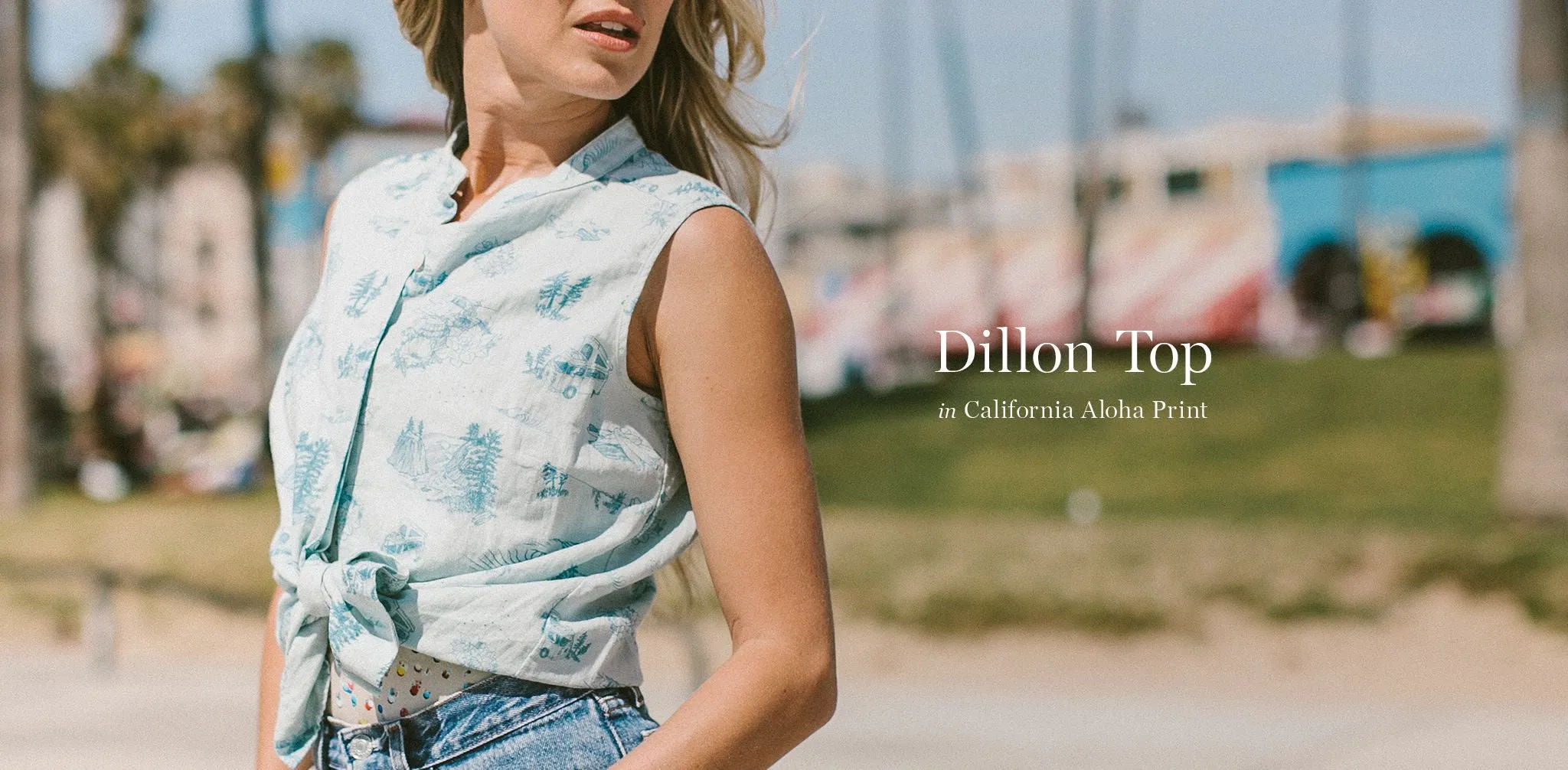 The Dillon in California Aloha Print