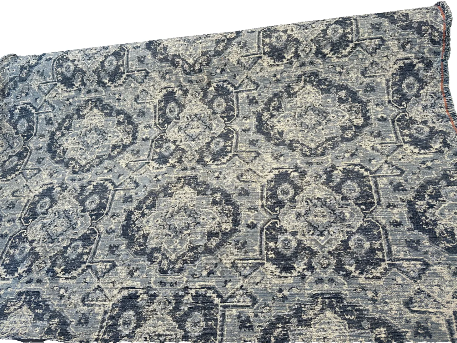 Upholstery Currituck Blue Pacific Swavelle Chenille Fabric By The Yard
