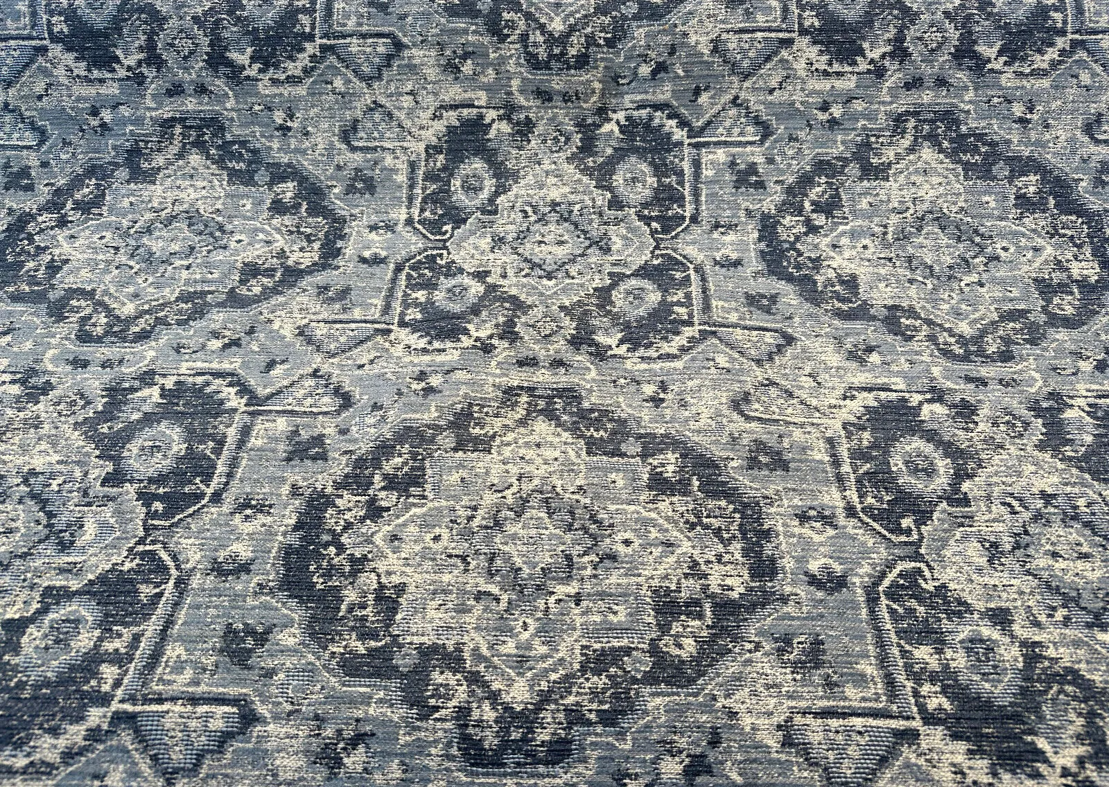 Upholstery Currituck Blue Pacific Swavelle Chenille Fabric By The Yard