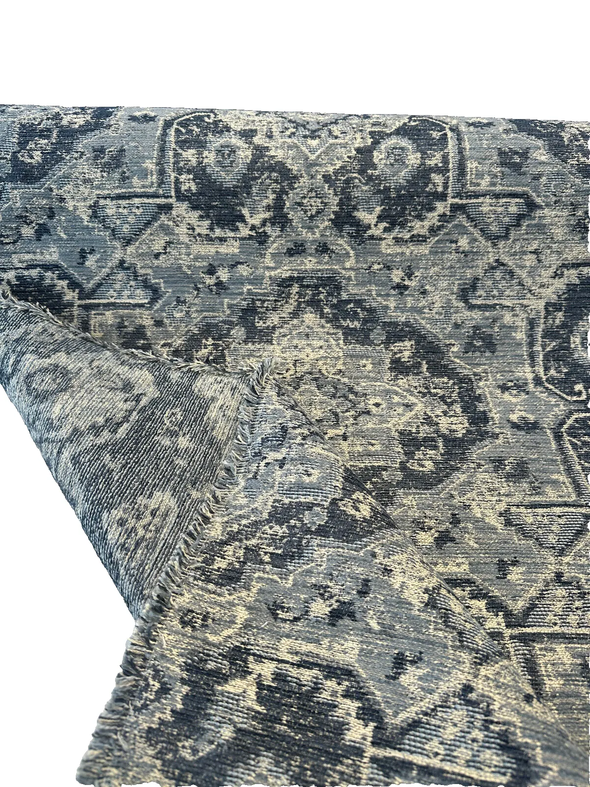 Upholstery Currituck Blue Pacific Swavelle Chenille Fabric By The Yard