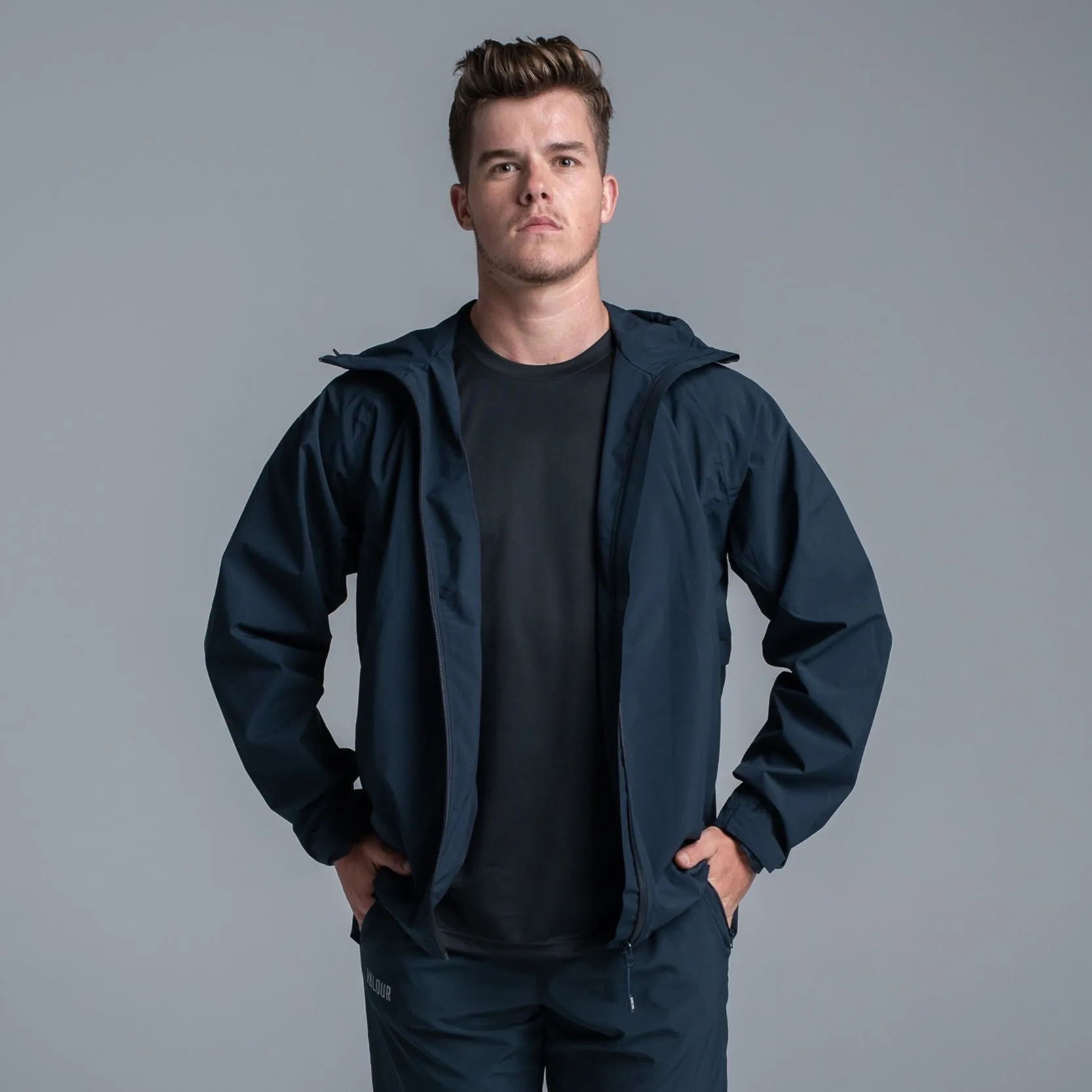 Valour Active Men's Storm Jacket - Ink