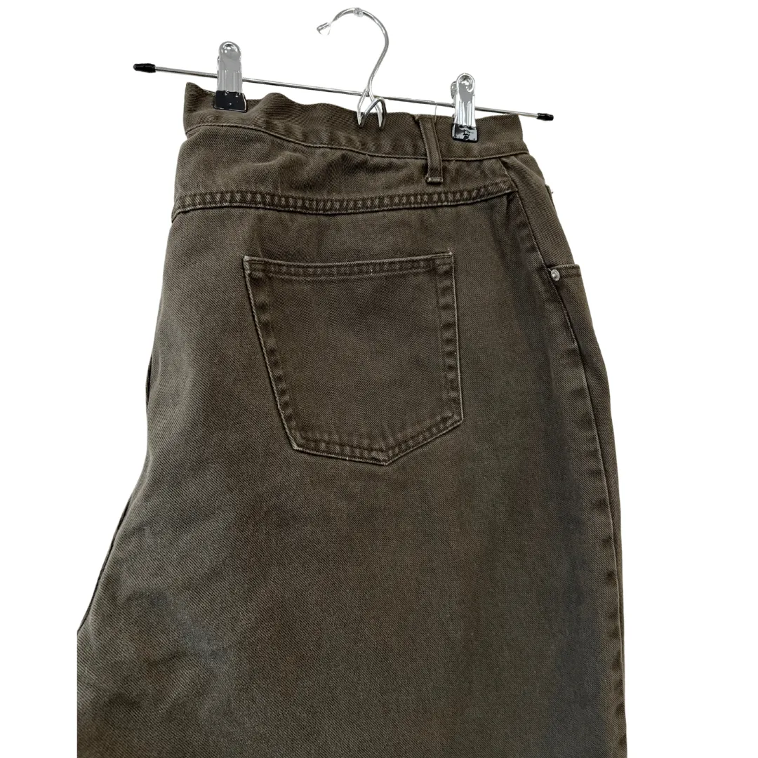 vintage green mom jeans - US 20