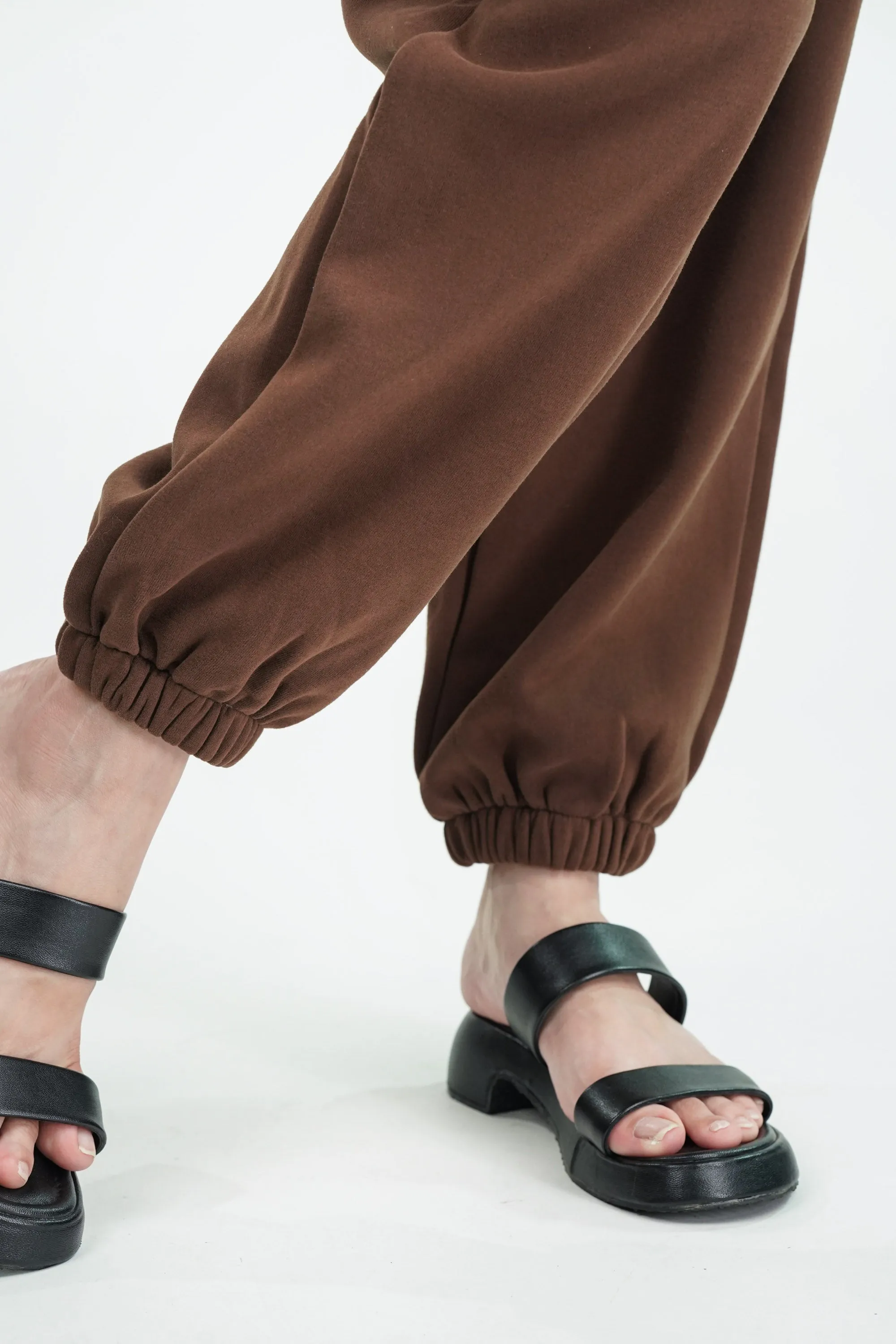 Warm Brown Comfort Joggers