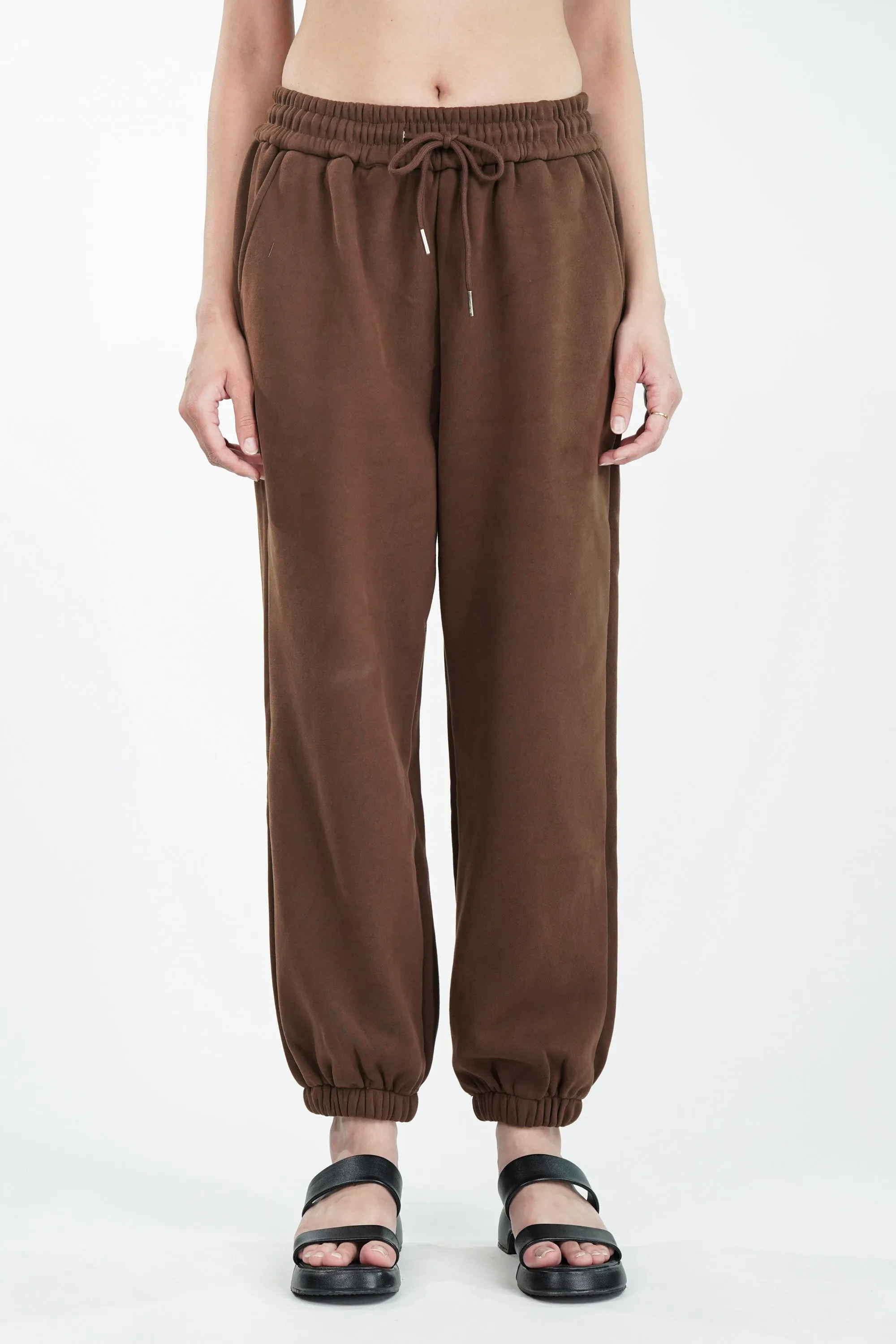 Warm Brown Comfort Joggers
