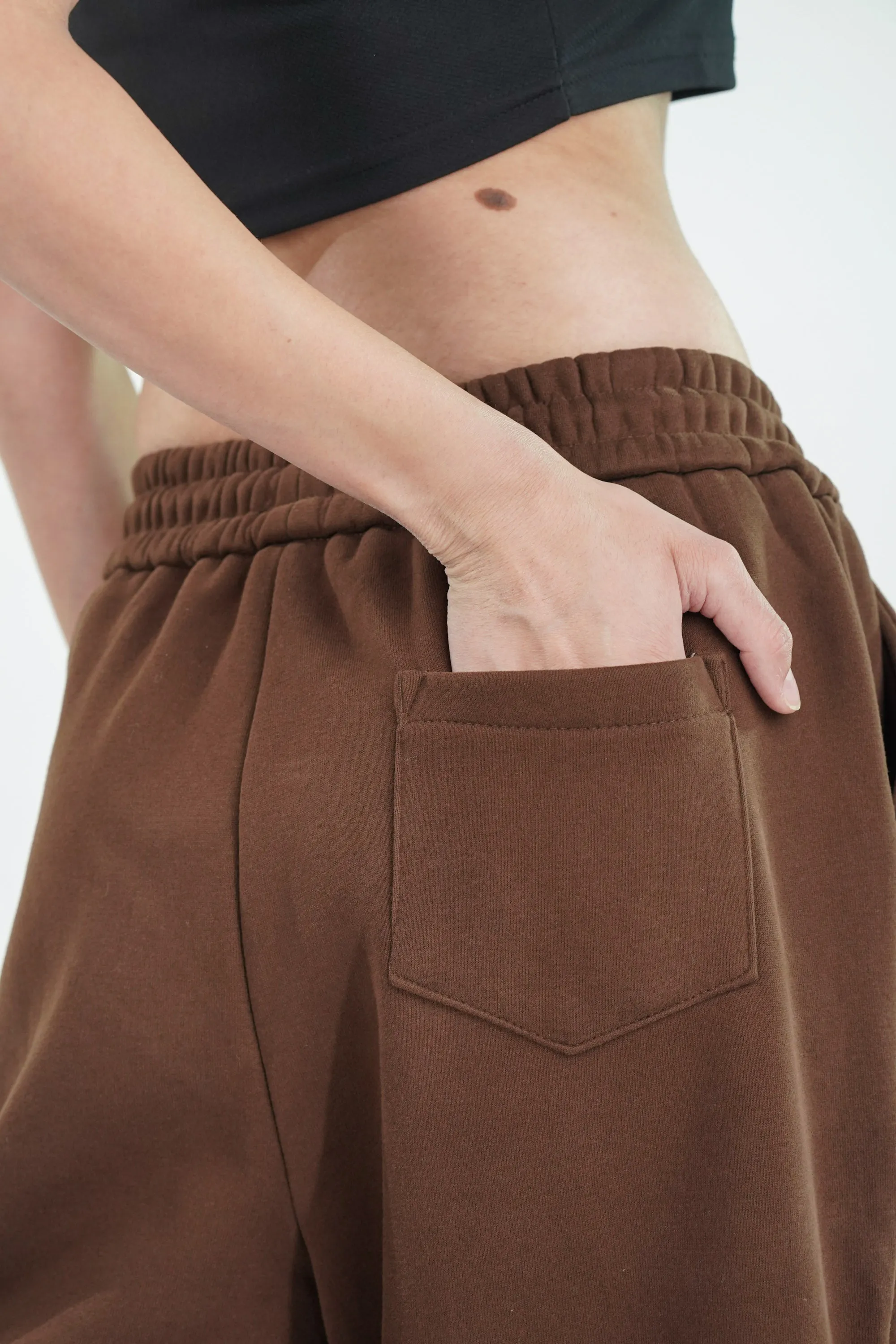 Warm Brown Comfort Joggers
