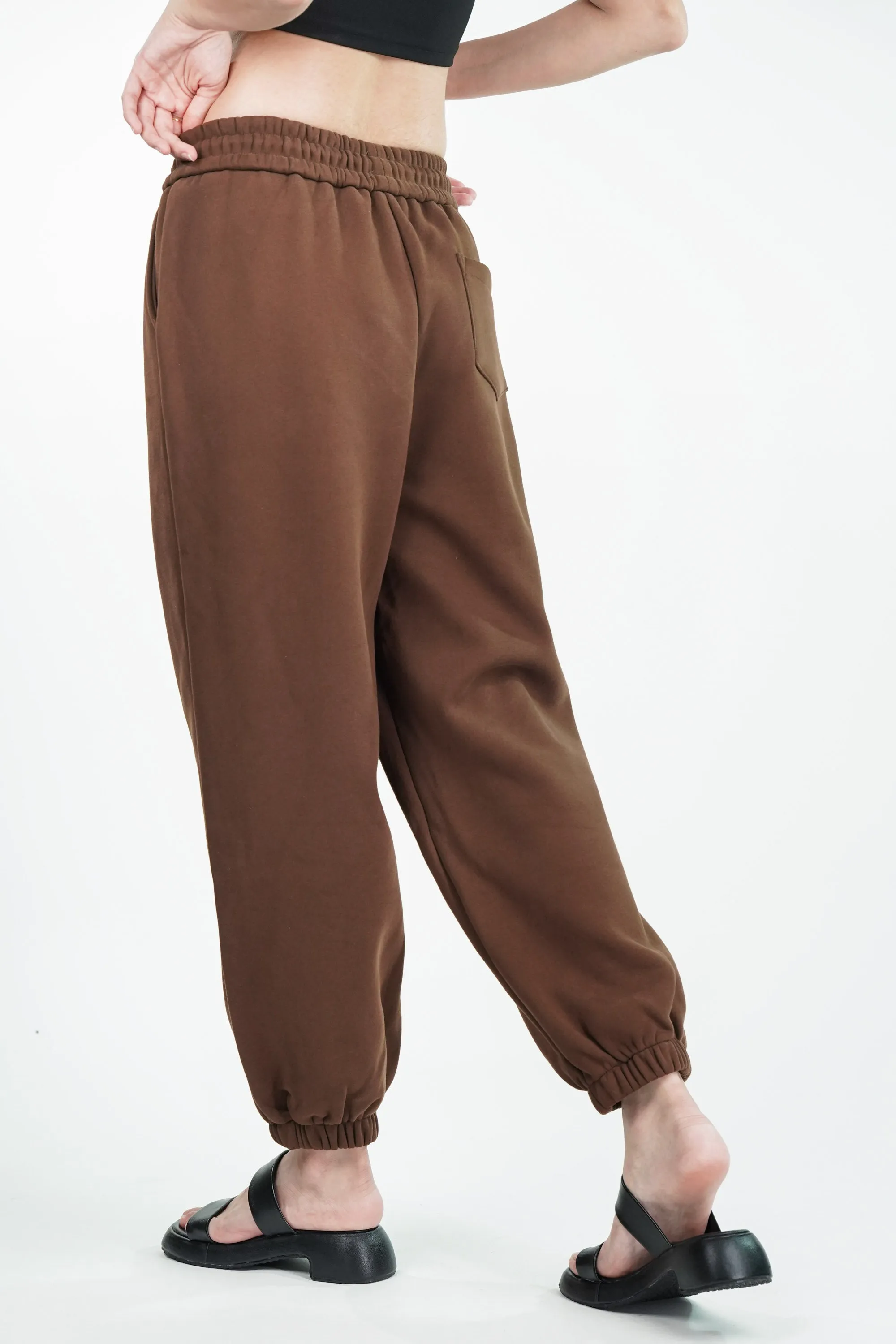 Warm Brown Comfort Joggers